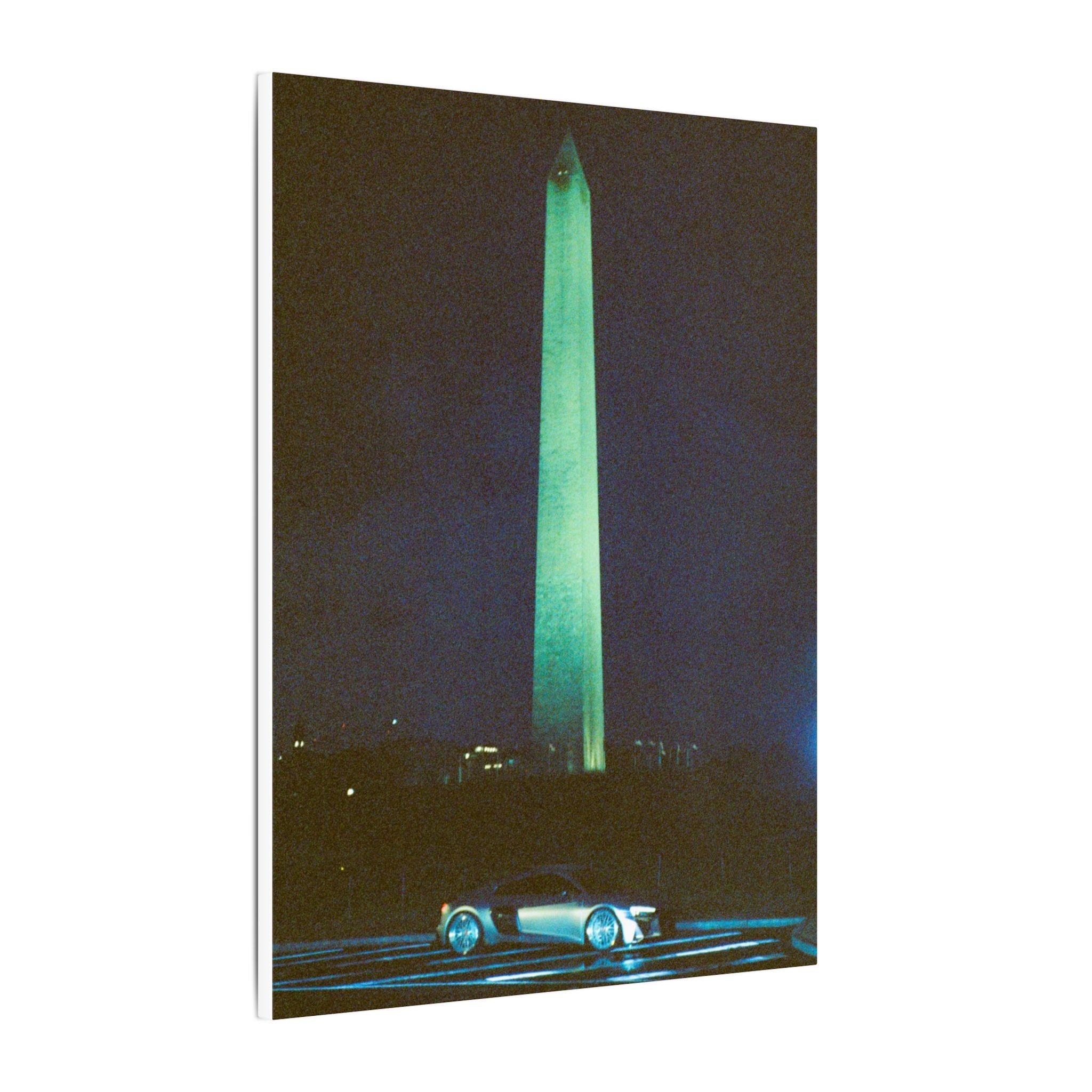 Washington Monument at Night Canvas