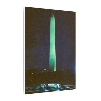 Washington Monument at Night Canvas