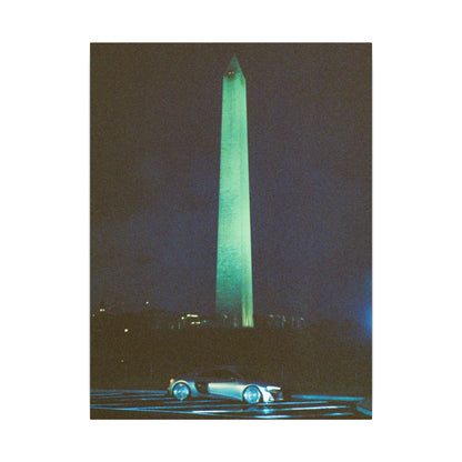 Washington Monument at Night Canvas