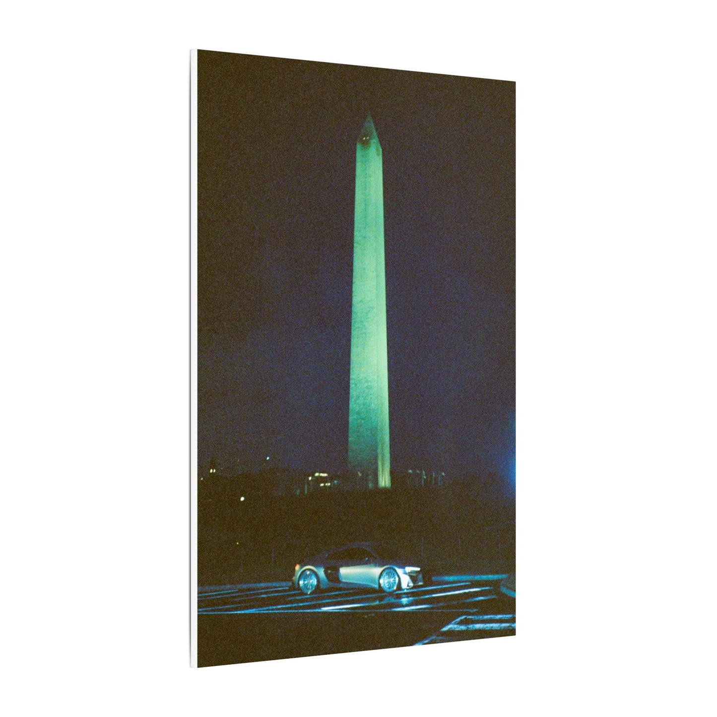 Washington Monument at Night Canvas