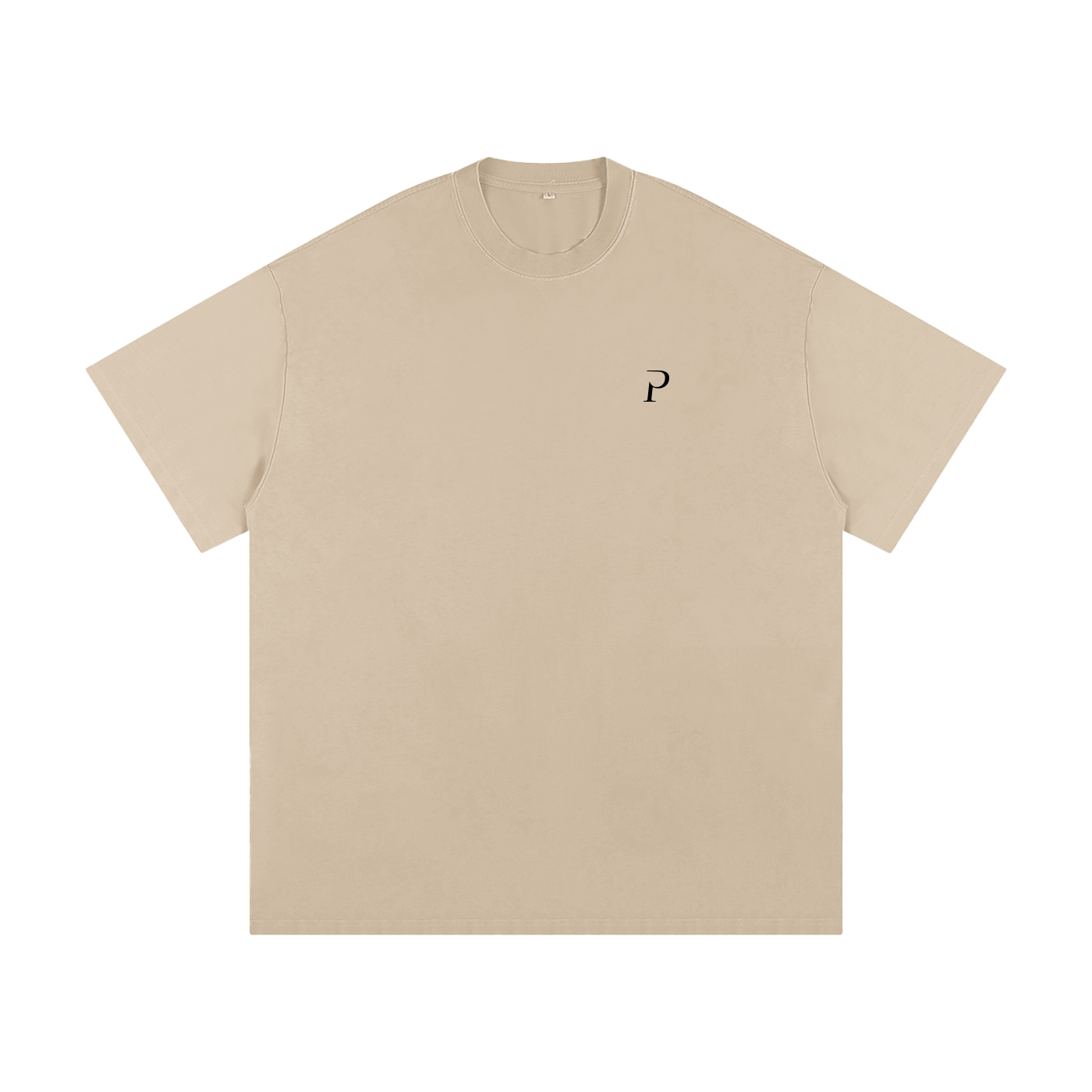 P BLANK - OVERSIZED TEE