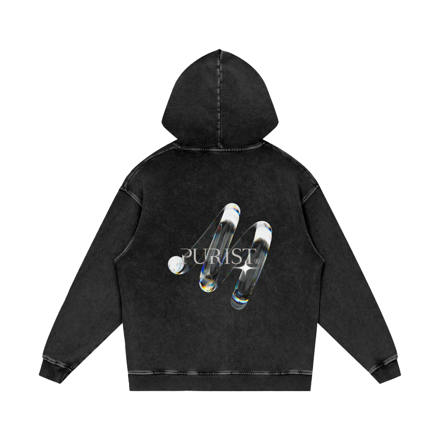 REFLECTIONS HOODIE - ACID WASH