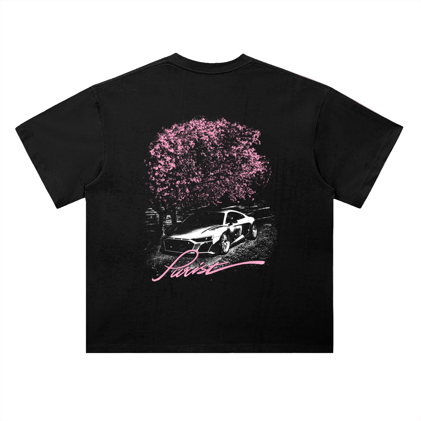 BLACK BLOSSOM TEE
