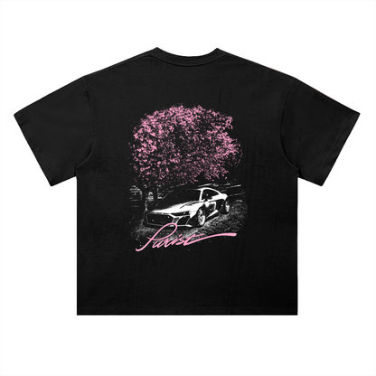 BLACK BLOSSOM TEE