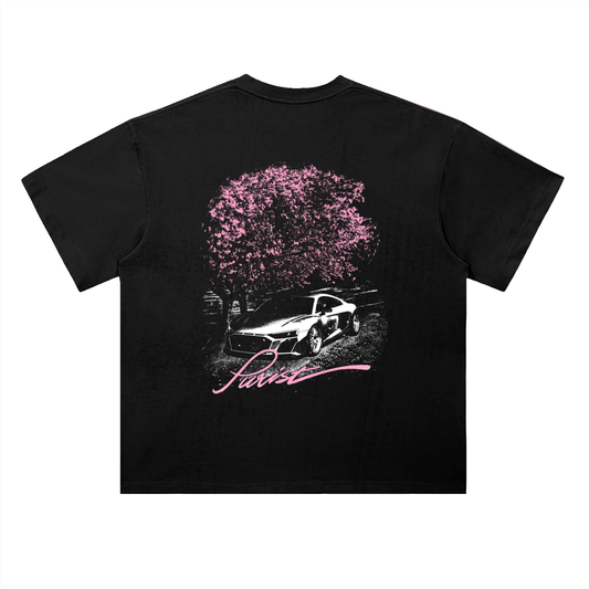 BLACK BLOSSOM TEE