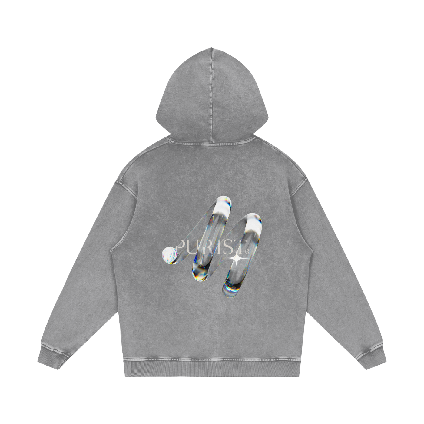 REFLECTIONS HOODIE - ACID WASH